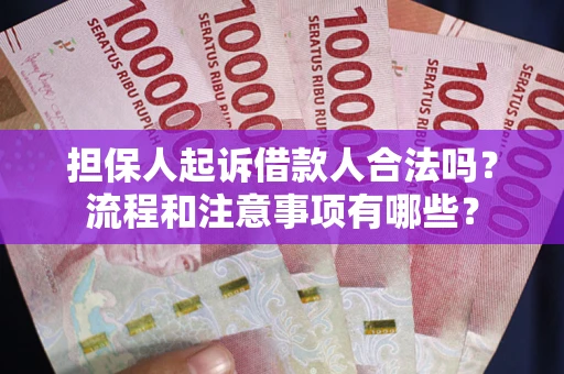 北京担保人起诉借款人合法吗？流程和注意事项有哪些？